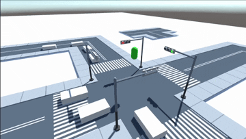 Traffic Violation Simulation in Unity